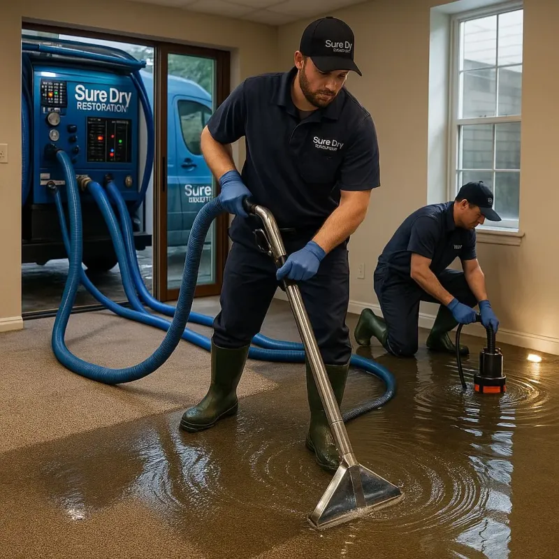 Water Extraction and Removal process in Green Oaks, IL